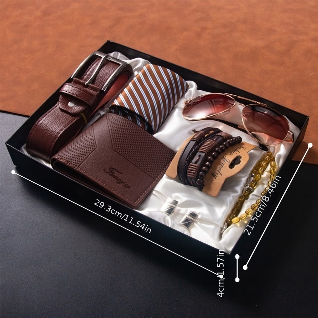 Men's Valentine's Luxury Gift Box - 6-Piece Accessory Set