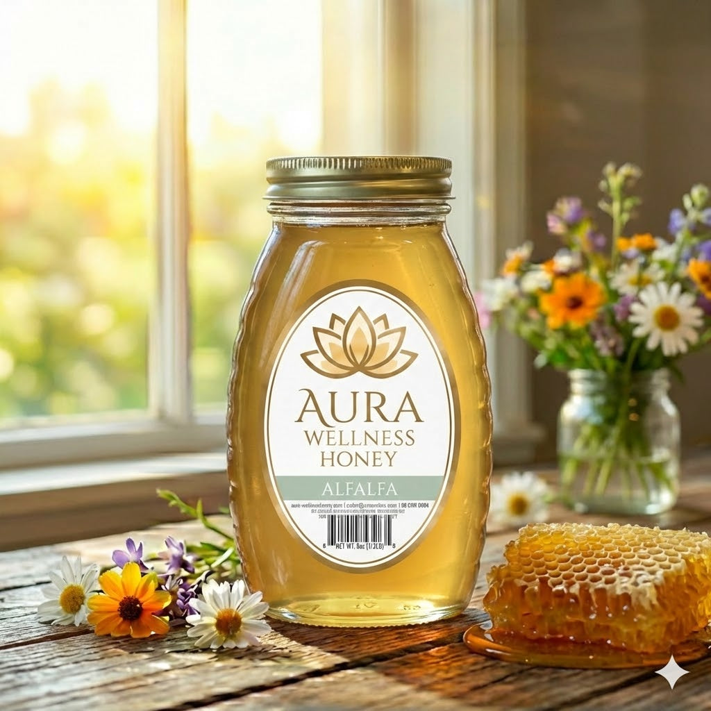Aura Wellness Alfalfa Honey