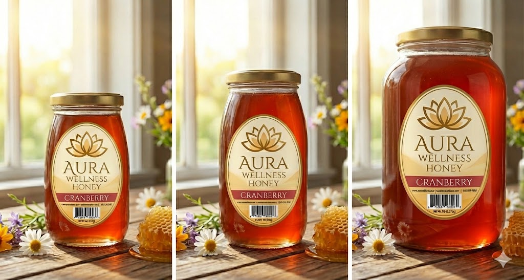 Cranberry Flavored Honey