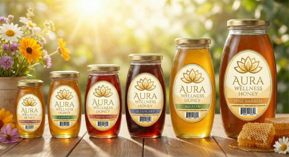 Aura Wellness Wildflower Honey 1lb
